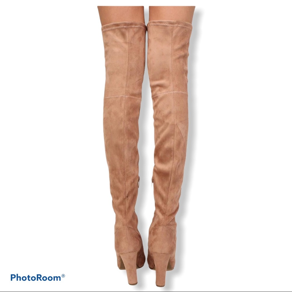🎉Host Pick 🎉 Dusty Pink Lace Up Boots - Picture 3 of 3